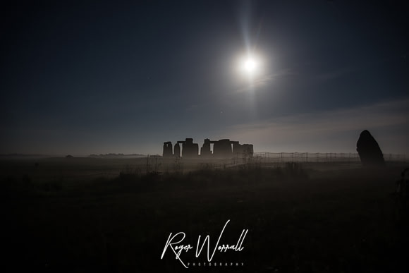Moon Lit Stonehenge