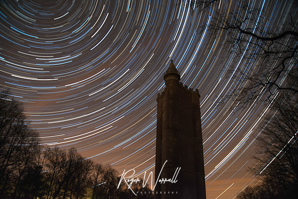 Star Trails King Alfreds Tower