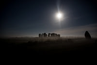 Moon Lit Stonehenge