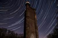 Star Trail King Alfreds Tower