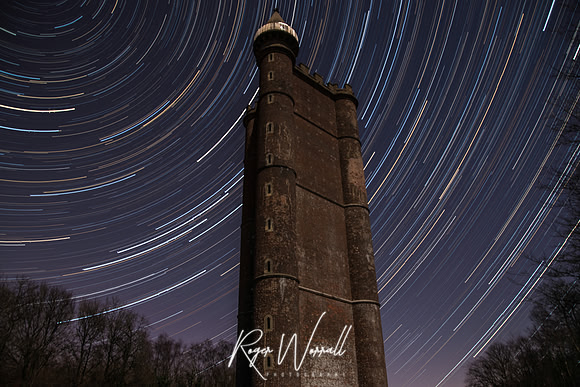 Star Trail King Alfreds Tower
